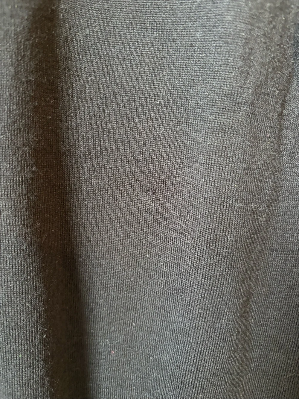 J. Crew 100% Merino Wool Black Crewneck Sweater